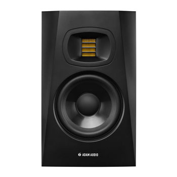 ADAM Audio T5V Speakers, Mackie Big Knob Monitor Controller, Monitor Stands and Cables : image 2