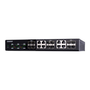 QNAP QSW-1208-8C 12 Port Unmanaged Gigabit Desktop Switch : image 1