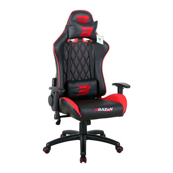 BraZen Phantom Elite Black/Red Gaming Chair