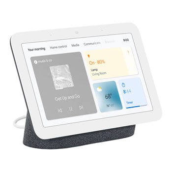 Google Nest Hub 7 Inch Touch Screen, 2nd Gen WiFi/BT5 Charcoal