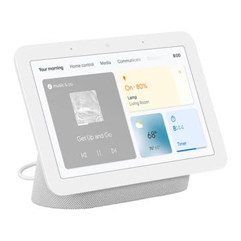 Google Nest Hub (Gen 2) 7" Touch Screen, Google Assistant Built In Chalk