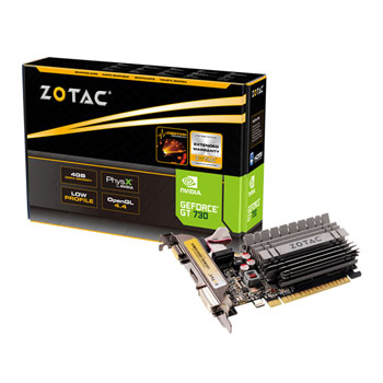 Zotac NVIDIA GeForce GT 730 4GB Zone Edition Passive Graphics Card : image 1