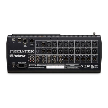 PreSonus StudioLive 32SC Mixer, 24R Stage Box, 30m Cat 5 Cable Drum & Cover : image 3