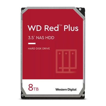WD Red Plus 8TB NAS 3.5" SATA HDD/Hard Drive