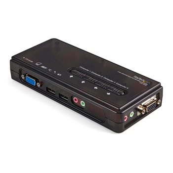 StarTech.com 4-Port USB KVM Switch with Cables