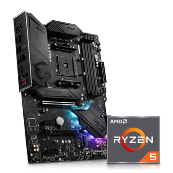 AMD Ryzen 5 5600X 6 Core CPU + MSI MPG B550 GAMING PLUS PCIe 4 Motherboard Bundle : image 1
