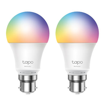 tp-link Tapo Smart Wi-Fi Multicolour Light Bulb - 2 Pack