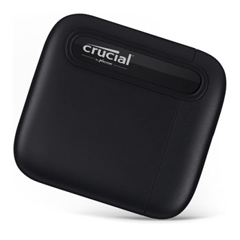 Crucial X6 1TB External Portable SSD Rugged USB-C/A - Black : image 2