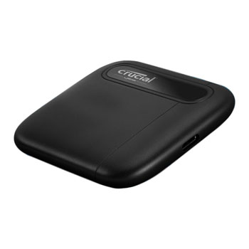 Crucial X6 1TB External Portable SSD Rugged USB-C/A - Black : image 3