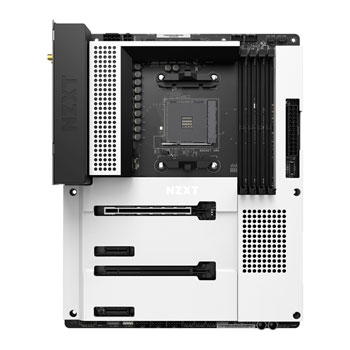 NZXT AMD B550 N7 Matte White ATX Motherboard : image 2