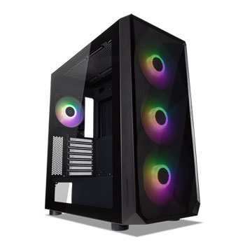 Tecware Forge L Rgb Mid Tower Tempered Glass Pc Gaming Case Ln Twca Forgel Bk Scan Uk