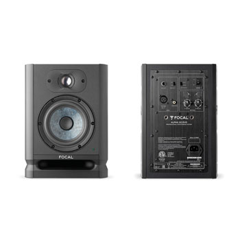 Focal - Alpha 50 Evo 5" Studio Monitors, IsoAcoustics ISO155 Speaker Stands & Leads : image 2