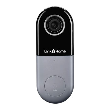 Link2Home Wired Video Doorbell 1080p Black