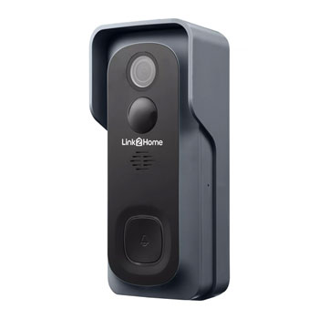 Link2Home Battery Video Doorbell 1080p Black : image 3