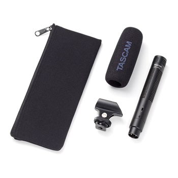 Tascam - TM-200SG, Shotgun Condenser Microphone for Video Shooting