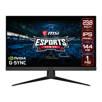 MSI 24" Full HD 144Hz G-Sync Compatible IPS Gaming Monitor : image 2