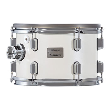 Roland - VAD PDA120-PW, 12" x 8" Tom Pad - Pearl White
