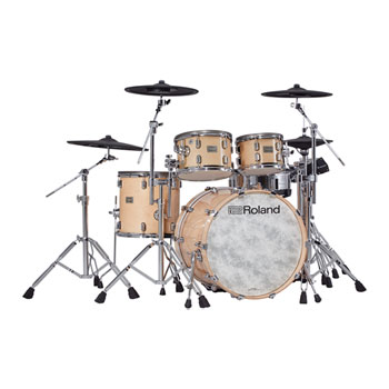 Roland - V-Drums Acoustic Design VAD706PW Electronic Drum Set - Natural Gloss : image 1