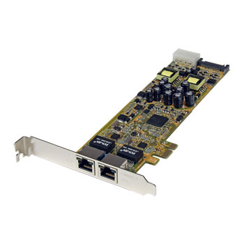 StarTech.com Dual Port PCI Express Gigabit Ethernet PCIe Network Card Adapter : image 3