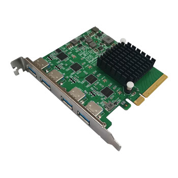 HighPoint RocketU 1244A 4-Port USB 3.2 PCIe 3.0 x8 HBA : image 2