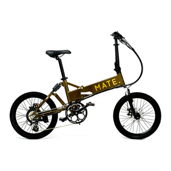 500W MATE City Olive Gold Foldable Electric Bike : image 1
