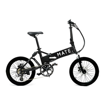500W MATE City Legacy Black Foldable Electric Bike : image 1