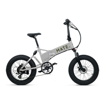 MATE X Sterling Moss Foldable Electric Bike White : image 1