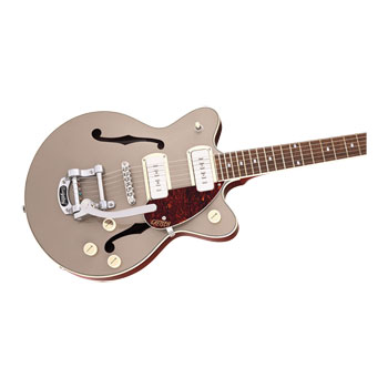 Gretsch - G2655T-P90, Double-Cut P90 Electric Guitar - Sahara Metallic on Vintage Mahogany Stain : image 2