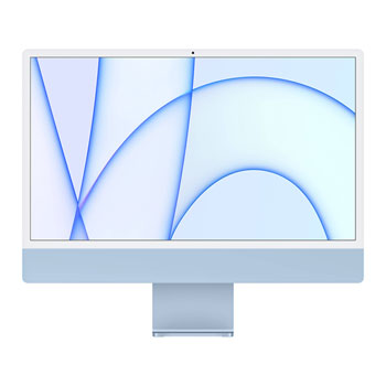 Apple iMac (2021) 24" Blue All in One Desktop Computer 4 ...