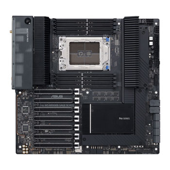 ASUS AMD Threadripper Pro WS WRX80E-SAGE SE WIFI PCIe 4.0 E-ATX Open Box Motherboard : image 2