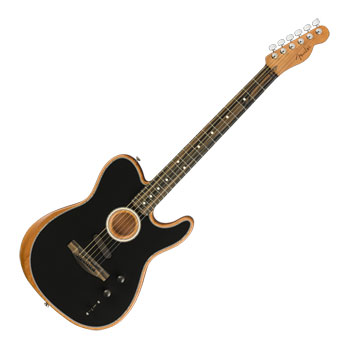 Fender - Acoustasonic Telecaster, Black : image 1