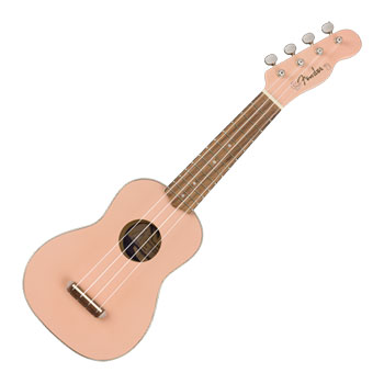 Fender - Venice Soprano Ukulele, Shell Pink : image 1