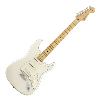 Fender - Player Stratocaster - Polar White Finish with Maple Fingerboard