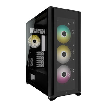 Corsair 7000X RGB Black Full Tower Tempered Glass PC Gaming Case : image 1