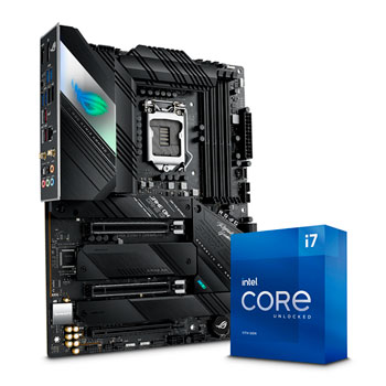 ASUS ROG Strix Z590-F GAMING WiFi + Intel Core i7 11700K CPU Bundle