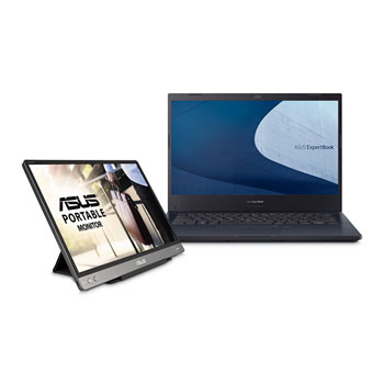 ASUS ExpertBook P2451FA Laptop + ZenBook MB14AC Portable Monitor Bundle : image 1