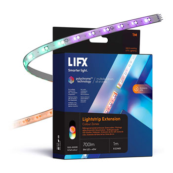 LIFX Lightstrip Extension 1m Wi-Fi Smart LED Colour Zones Light Strip - without plug : image 1