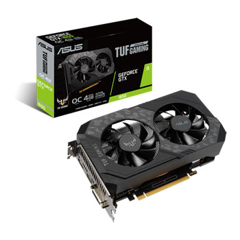 ASUS NVIDIA GeForce GTX 1650 OC 4GB TUF GAMING Turing Graphics Card : image 1