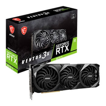 MSI NVIDIA GeForce RTX 3070 Ti 8GB VENTUS 3X OC Ampere Graphics 