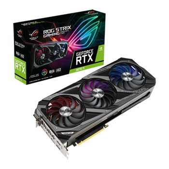 ASUS NVIDIA GeForce RTX 3070 Ti 8GB ROG Strix Ampere Graphics Card : image 1
