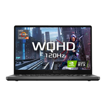 ASUS ROG Zephyrus G14 14" WQHD 120Hz Ryzen 9 RTX 3050 Ti Gaming Laptop : image 1