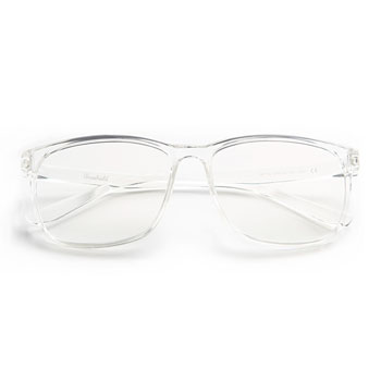 Ocushield Parker Clear White Unisex Glasses : image 1