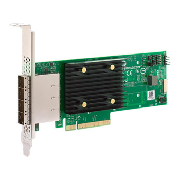 Broadcom 9500-16e PCIe Gen 4.0 HBA Tri-Mode Storage Adapter : image 1