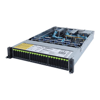 Gigabyte R282-Z94 Dual EPYC 7002 Series CPU 2U 24 Bay 2.5" U.2 Barebone Server