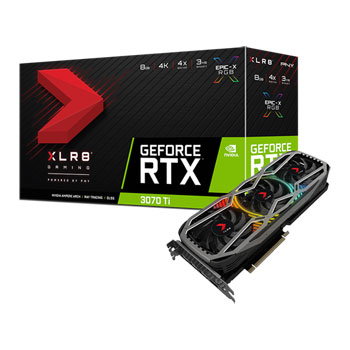 PNY NVIDIA GeForce RTX 3070 Ti 8GB XLR8 Gaming REVEL EPIC-X RGB Ampere Graphics Card : image 1