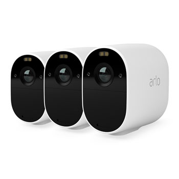 Arlo Essential Spotlight Security Camera 3 Pack White
