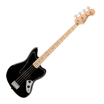 Squier - Affinity Series Jaguar Bass H - Black with Maple Fingerboard : image 1