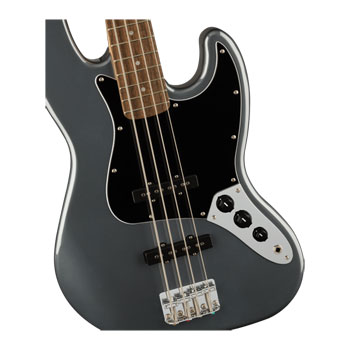 Squier - Affinity Series Jazz Bass Charcoal Frost Metallic with Laurel Fingerboard : image 2
