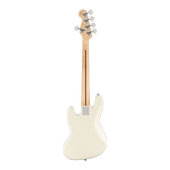 Squier - Affinity Series Jazz Bass V Olympic White with Maple Fingerboard : image 4