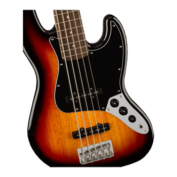 Squier - Affinity Series Jazz Bass V 3-Colour Sunburst with Laurel Fingerboard : image 2